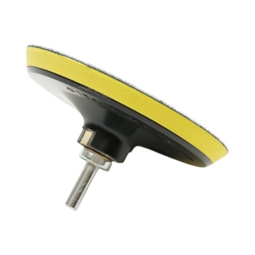 Set suport disc slefuire 125mm Velcro, 5 discuri abrazive P80-P240, adaptor M14 pentru polizor unghiular si bormasina Breckner Germany - Img 4