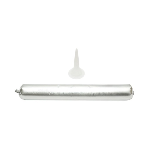 Silicon etansant neutral gri universal tip salam pentru baie si bucatarie cu elasticitate ridicata 590ml Breckner Germany - Img 3