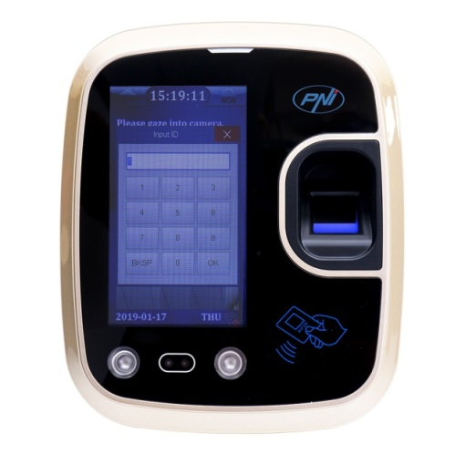 Sistem de pontaj biometric si control acces PNI Face 600 cu cititor de amprenta, recunoastere faciala si card - Img 5
