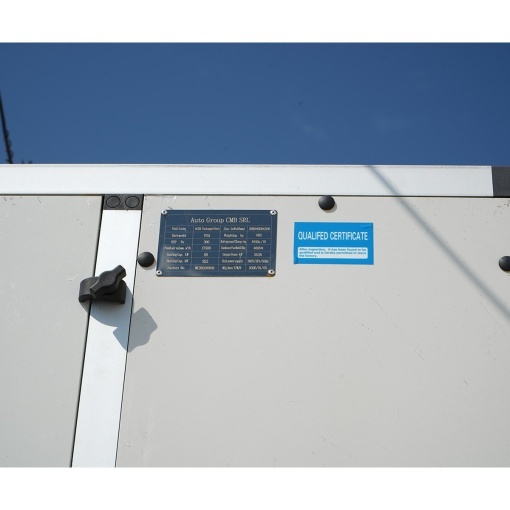 Sistem instalatie climatizare industriala 272.960 BTU, 80kW, 380V, functie incalzire si ventilatie, debit aer 17.500m3/h pentru corturi, hale, depozite 500–750m2 - Img 12