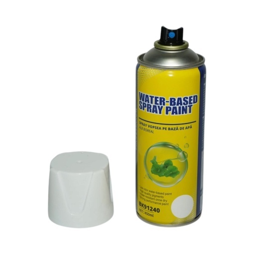 Spray vopsea alb boreal pe baza de apa 450ml Breckner Germany - Img 2