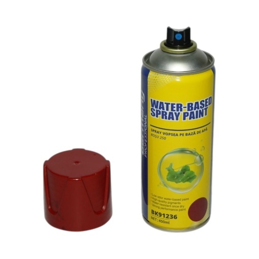 Spray vopsea rosu 250 pe baza de apa 450ml Breckner Germany - Img 2