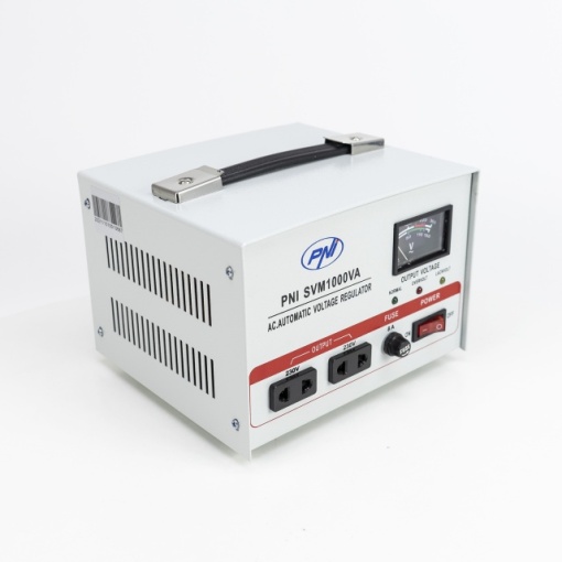 Stabilizator de tensiune PNI SVM1000VA cu servomotor, 800W, 3.6A, iesire 230V - Img 6
