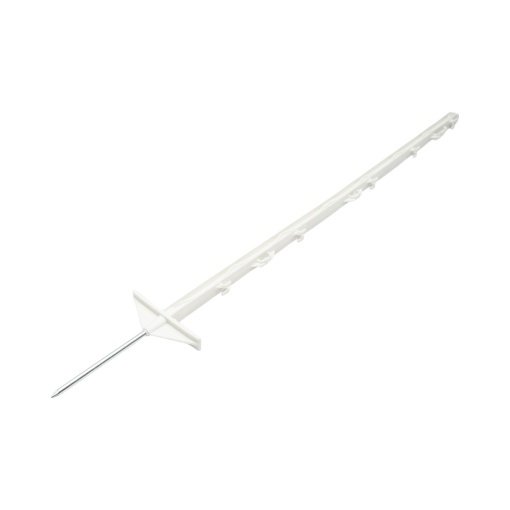 Stalp din plastic 1050mm alb pentru fir gard electric Breckner Germany - Img 2