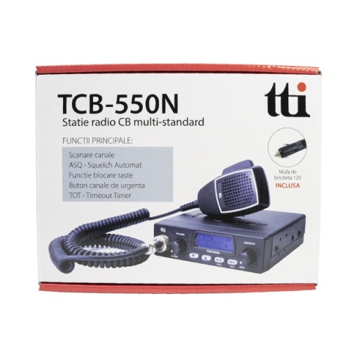 Statie radio CB TTi TCB-550 N cu squelch automat - Img 5