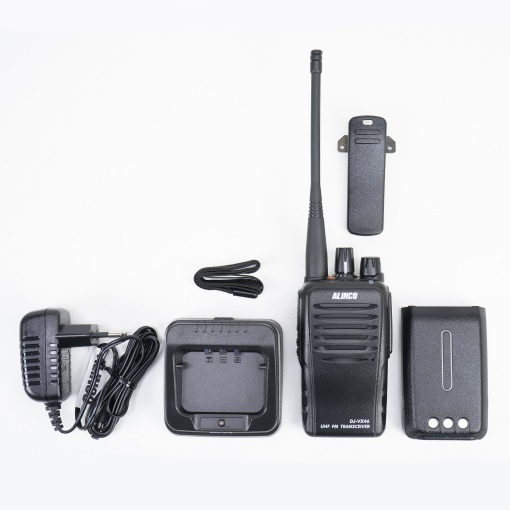 Statie radio portabila PNI Alinco DJ-VX46, PMR446, IP67, Scan, Vox, filtru Compander, Scramble, acumulator 1800mAh - Img 5