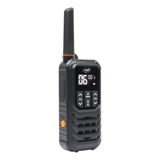 Statie radio portabila PNI PMR R80 PRO, set cu 2 bucati, 0.5W, 16 canale, Waterproof IP67, cu lanterna LED, buton SOS, VOX, USB-C - Img 7