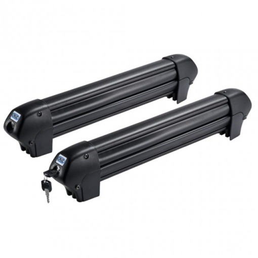 Suport 4 perechi schiuri cu prindere pe bare transversale - Cruz Ski Rack Dark 4 - Img 2