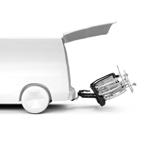 Suport biciclete Thule VeloSpace 3 cu prindere pe carligul de remorcare - pentru 3 biciclete - Img 6