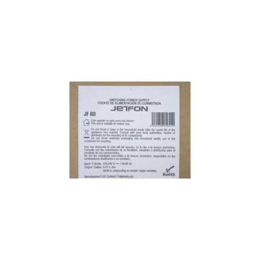 Sursa de tensiune PNI Jetfon JF-60, 5-15V reglabil, 13.8V fix, 5V USB, 0-60A, 220-240V, negru - Img 6