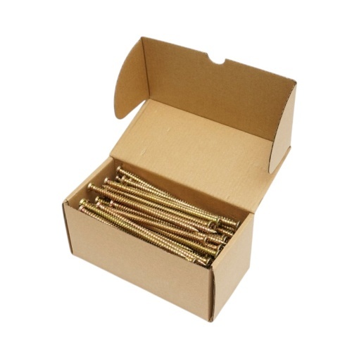Surub montaj usi-ferestre 7.5x132mm, torx TX30, otel zincat galben 100 buc/cutie - Img 5