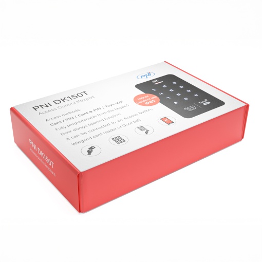 Tastatura control acces PNI DK150T cu Wi-Fi, deblocare cu PIN, card RFID si din aplicatia Tuya Smart, IP65, negru - Img 7