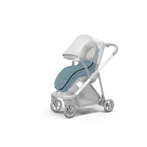 Thule Footmuff - Sac de dormit pentru copil, Mid Blue - Img 2