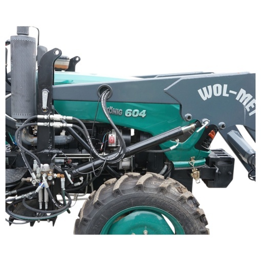 Tractor 60HP 4x4 semicabina cu incarcator frontal si cupa KONIG TRAKTOREN 604 - Img 8