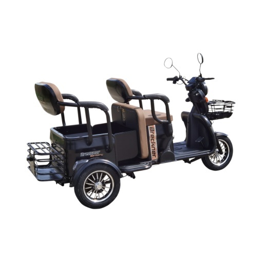 Triciclu electric BRECKNER TRAVEL negru 1000W 60V 20AH - Img 7