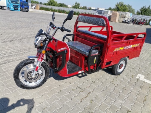 Triciclu electric KUBA GL15000 cu bena 1500W, Fara permis, 25 km/h, - Img 3