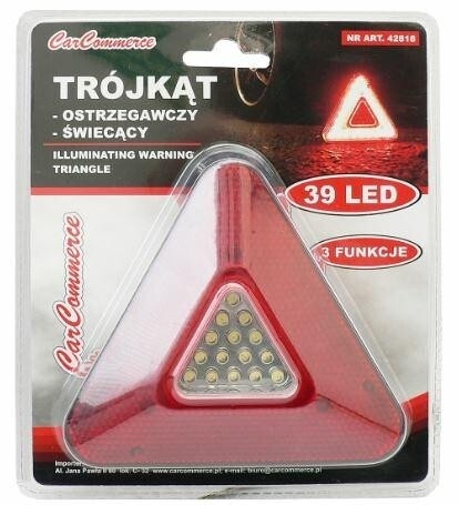 Triunghi avertizare 39LED - Img 2