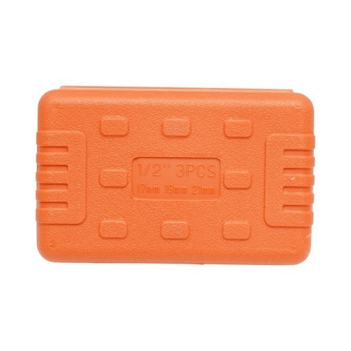 Trusa chei tubulare prezoane roti de impact cu protectie janta 17mm, 19mm, 21mm, patrat 1/2 inch Cr-V Breckner Germany - Img 5
