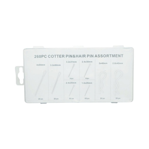 Trusa splinturi drepte si agrafe de siguranta tip R 260 piese Breckner Germany - Img 5