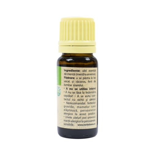 Ulei esential de Menta (Mentha piperita) 100% pur fara adaos 10 ml - Img 3