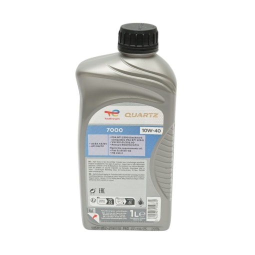 Ulei motor TotalEnergies 10W40 Quartz 7000 1L - Img 3