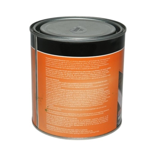 Vopsea email anticoroziva 3 in 1 lac incolor pe baza de solvent 1L, direct pe rugina, interior si exterior Breckner Germany - Img 2