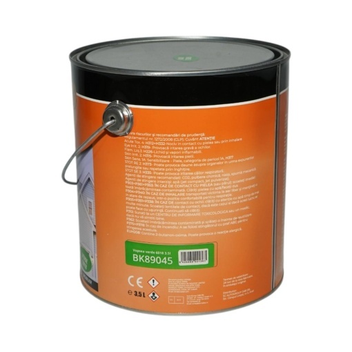 Vopsea email anticoroziva 3 in 1 verde 6018 pe baza de solvent 3.5L, direct pe rugina, interior si exterior Breckner Germany - Img 3