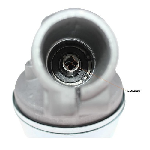 Angrenaj unghiular compatibil Stihl FS 55, FS56, FS70 - (pătrat - 25,4mm) - Img 2