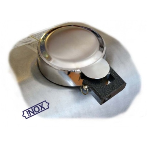 Antifurt rezervor combustibil Ø80mm full INOX + lacat - Img 3