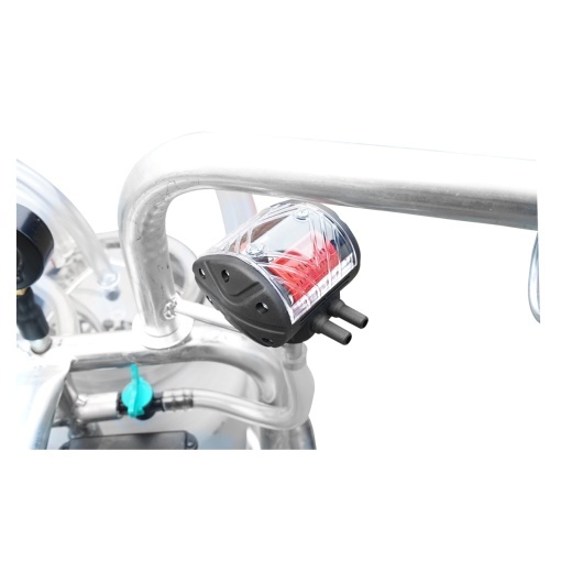 Aparat de muls vaci cu grup colector 160cc sasiu galvanizat bidon aluminiu 40L 2 posturi Breckner Germany - Img 9
