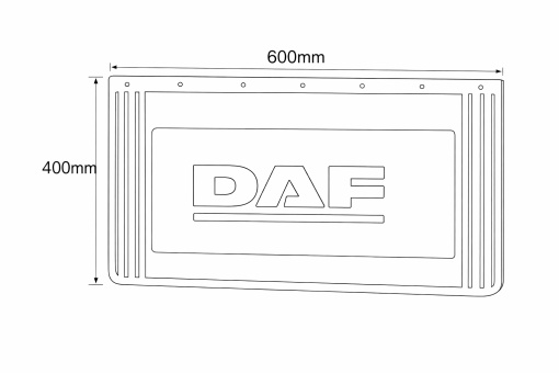 Aparatoare noroi - DAF 600x400mm - Img 2