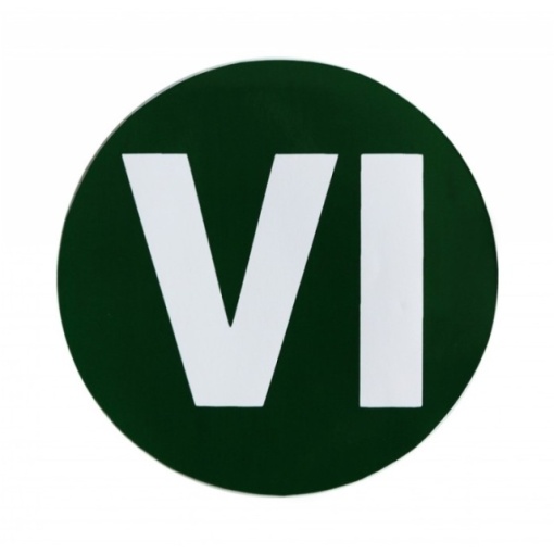 Autocolant „EURO VI” 10 cm