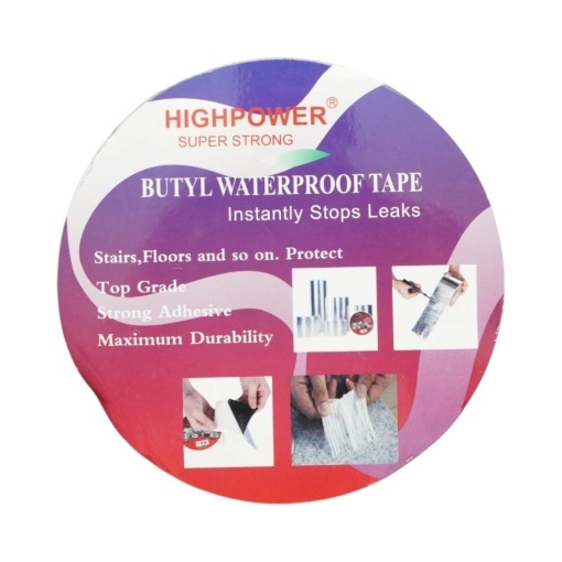 Banda butilica hidroizolanta autoadeziva 150mm x 5m cu folie de aluminiu HighPower - Img 6