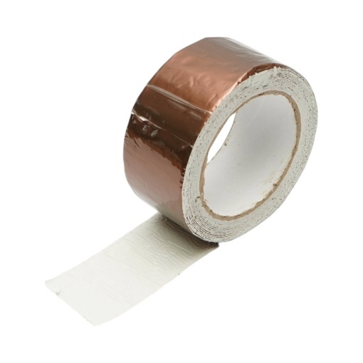 Banda butilica hidroizolanta autoadeziva 50mm x 5m cu folie de aluminiu maro RAL8003 Breckner Germany - Img 8