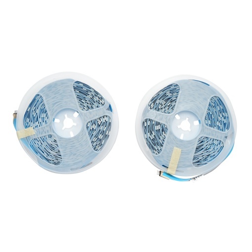 Banda LED smart 2x15m, 24V cu telecomanda, control vocal, bluetooth, aplicatie USB, 30m RGB IP20 Breckner Germany - Img 4