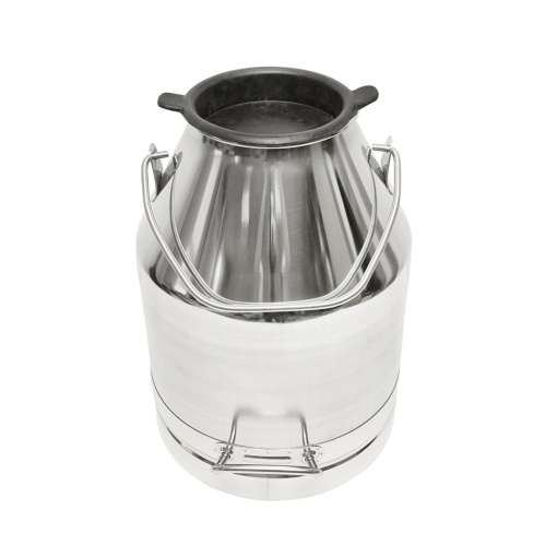 Bidon de inox cu capac pentru lapte 30L aparat de muls vaci Breckner Germany - Img 3