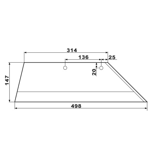 Brazdar stanga Lemken 18" cod OEM 3352131 - Img 4