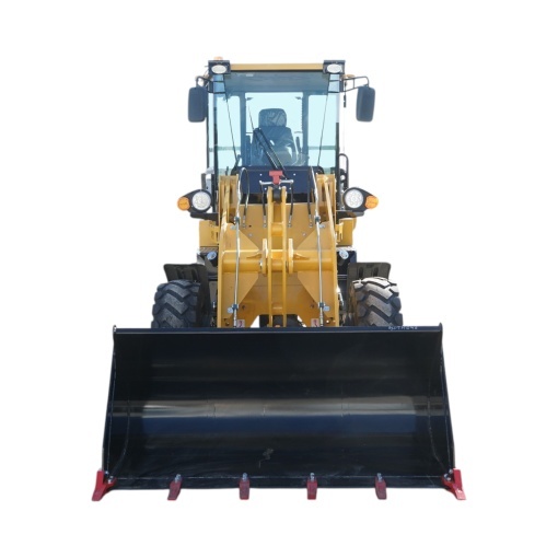 Buldoexcavator articulat compact 1.8T, motor diesel 50CP Euro 3 cu brat excavator, cupa frontala, furci paleti, picon hidraulic THOR - Img 4