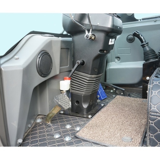 Buldoexcavator articulat compact 2.8T, motor diesel 50CP, cupa frontala si brat excavare spate THOR - Img 10