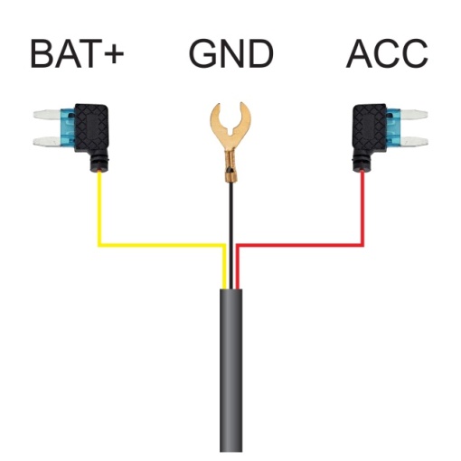 Cablu de alimentare PNI pentru DVR-uri auto, intrare 12V/24V, iesire 5V 2.5A, lungime 3.5 metri - Img 2