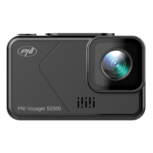 Camera auto DVR PNI Voyager S2500 WiFi, 4K UHD, ecran 2 inch, inregistrare ciclica, monitorizare parcare, detectie miscare, inregistrare video si audio, alimentare 12V/24V