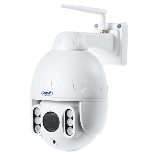 Camera supraveghere video PNI IP652W WiFi PTZ 1080p 2MP 5X Zoom optic, stand-alone, H265 slot microSD Night Vision 50m IP66 Alarma detectie miscare Comunicare audio bidirectionala - Img 6