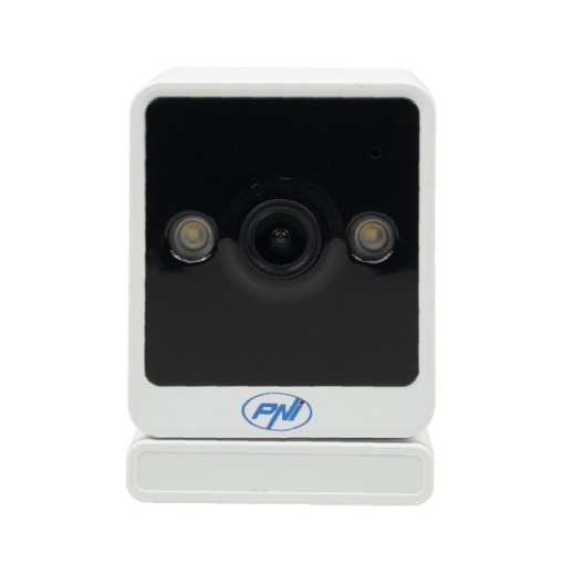 Camera supraveghere video PNI IP744 4MP cu IP, detectie miscare, audio bidirectional, slot card micro SD, unghi larg, control din aplicatie, imagine color pe timp de noapte, interior si exterior - Img 3
