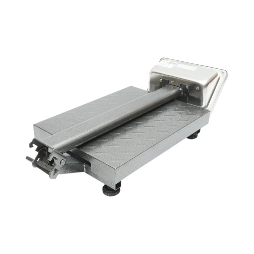 Cantar electronic de podea 150kg tip platforma 400x300mm cu brat pliabil, afisaj LCD Breckner Germany - Img 5
