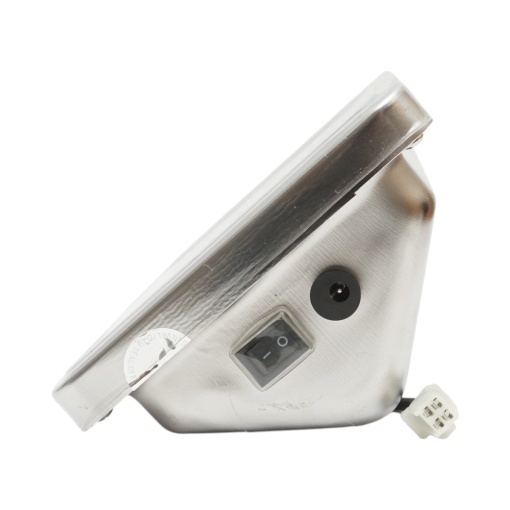 Cantar electronic de podea 350kg tip platforma 500x400mm cu brat pliabil, afisaj LCD - Img 8