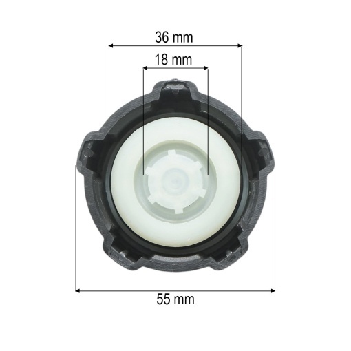 Capac vas expansiune lichid racire radiator Dacia Dokker, Mercedes-Benz 36mm cod OEM 8200048024 - Img 3