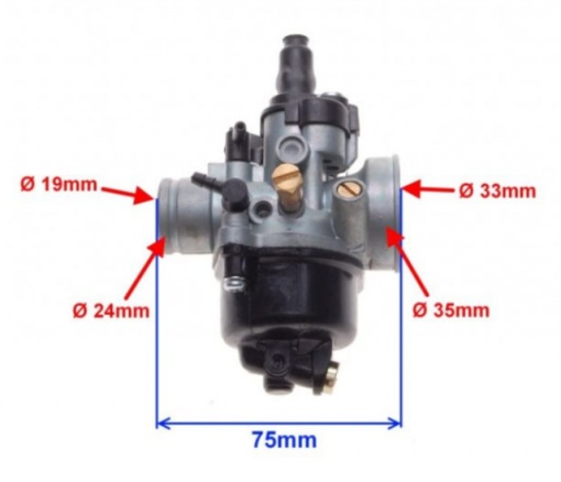 Carburator compatibil scutere CPI GTX (soc manual) - Img 3
