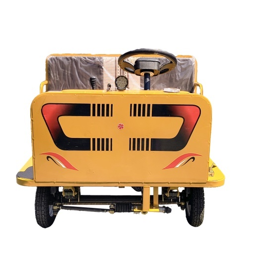 Carucior electric platforma cu 2 banchete pentru transport marfa 800W, 48V, 2.5x1.25m sarcina maxima 800Kg THOR - Img 2