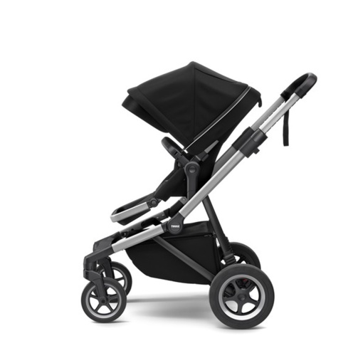 Carucior Thule SLEEK Cadru Gri si Copertina Midnight Black - Img 3