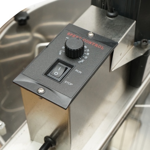 Centrifuga apicola electrica 120W 220V, extractor miere din inox cu 3 rame - Img 6